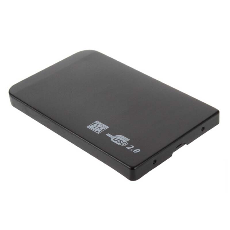 Slim USB 2.0 SATA 2.5 inch inch HDD Hard Drive Enclosure External Hard Disk Drive Case support 1TB